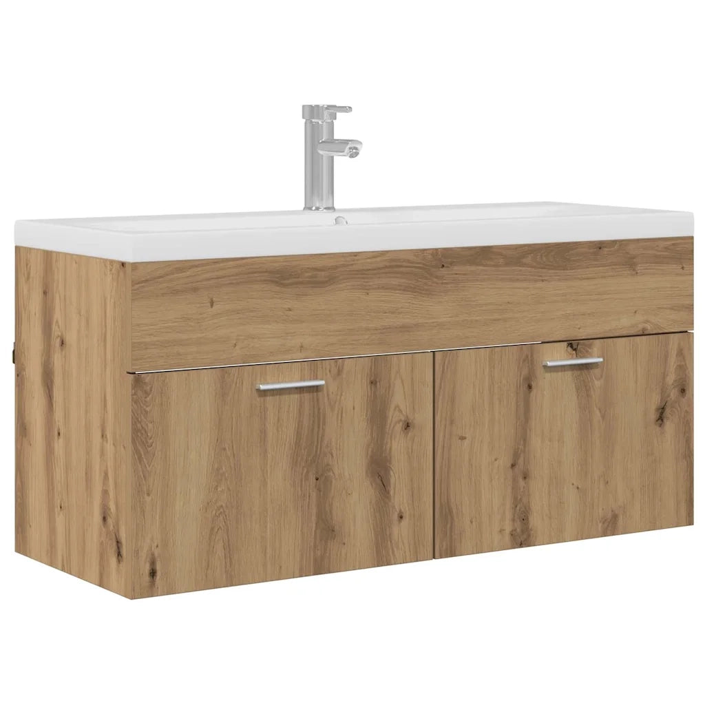 Mobile da Bagno con porta Rovere artigianale 100 x 38,5 x 46 cm 3415971