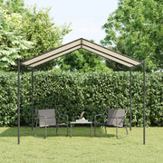 Tendaa Baldacchino Beige 3x3 m in Acciaio e Tessutocod mxl 73161