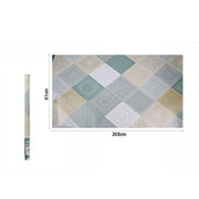 Trade Shop - Rotolo Adesivo Per Muri Parete Carta Da Parati 61cmx2mt Effetto Maioliche 70862 -