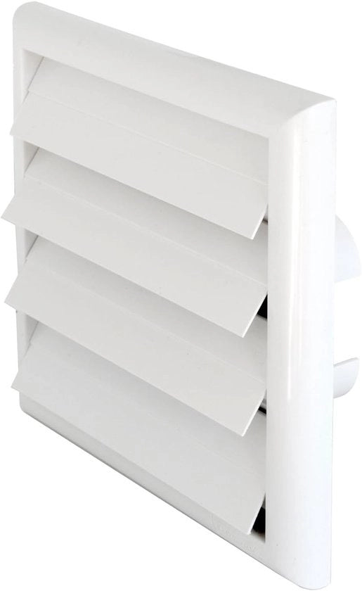Sostegno a sovrapposizione con valvole di rilascio di gas - 180 x 180 mm - bianco - ABS