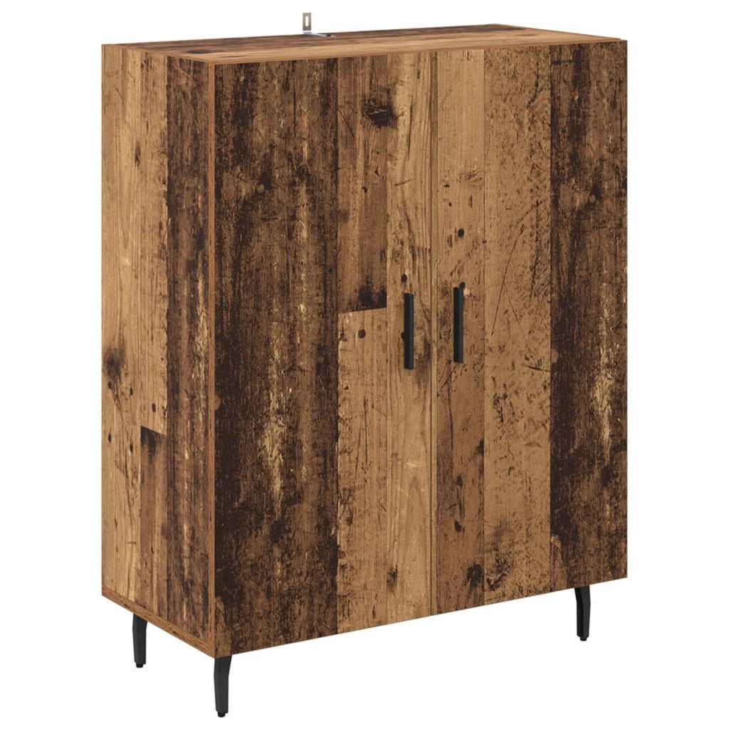 Credenza | Madia | Buffet da pranzo | Armadio da pranzo Legno vecchio 69,5 x 34 x 90 cm Legno multistrato