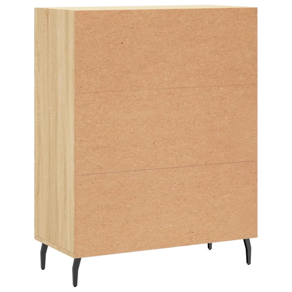 Credenza Rovere Sonoma 69,5x34x90 cm in Legno Multistrato 827935