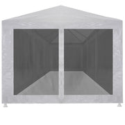 Tenda per Feste con 8 Pareti in Rete-Tenda Gazebo 9x3 m