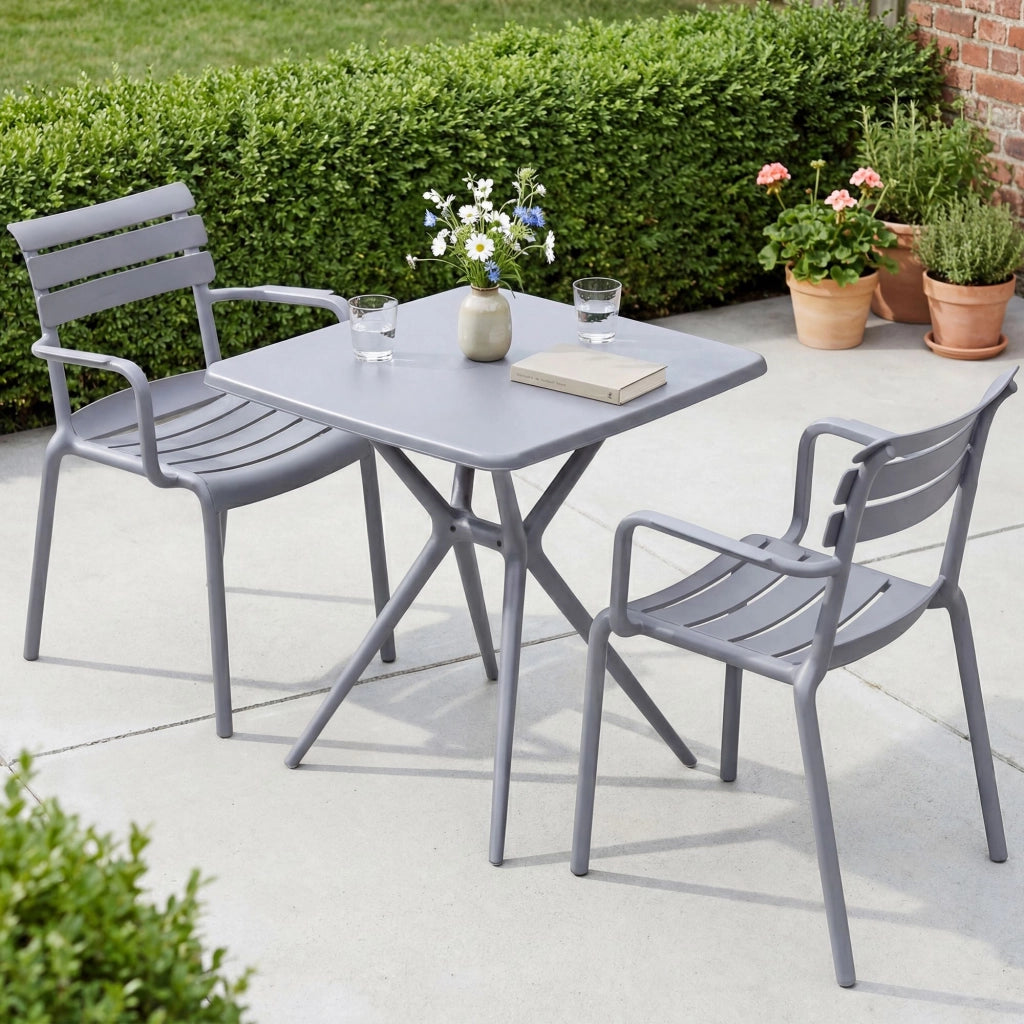 Set di mobili da giardino Avena con 2 sedie 4