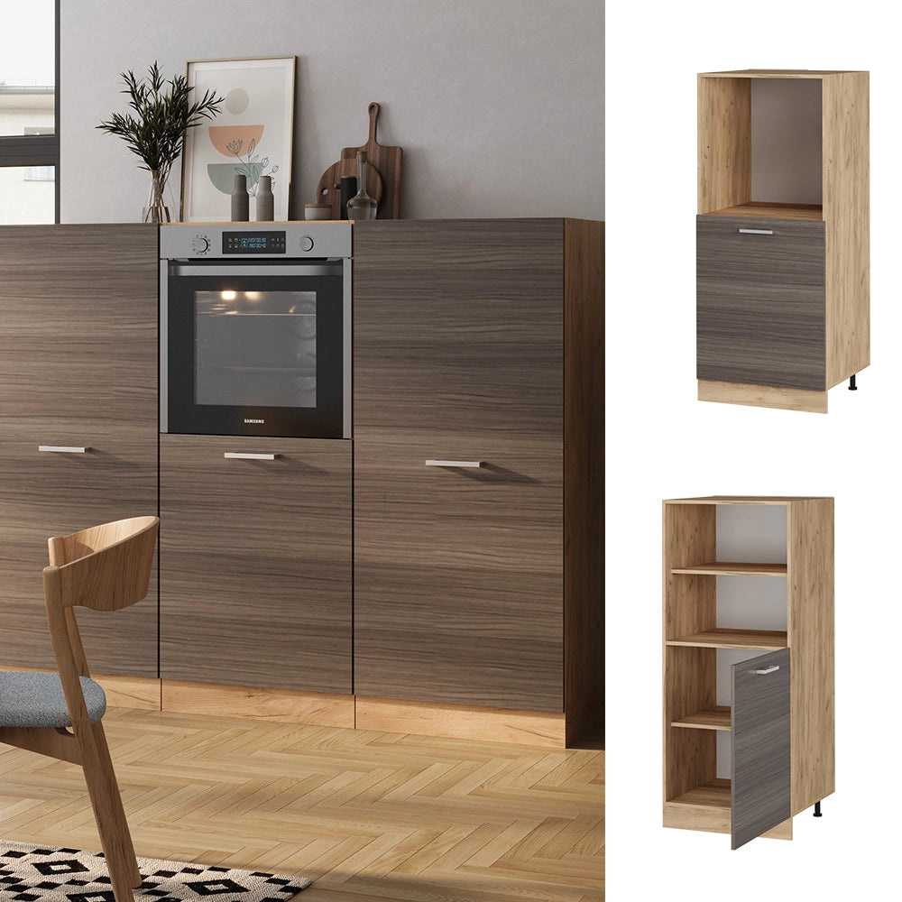 Vicco Mobile per forno da incasso Grigio nobile 60 cm