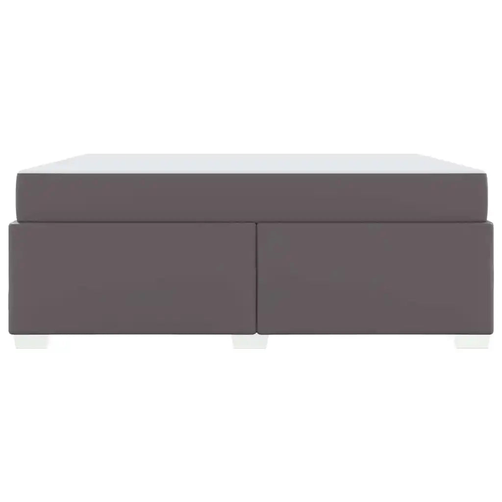 vidaXL Struttura del letto Grigio 180 x 200 cm Pelle sintetica