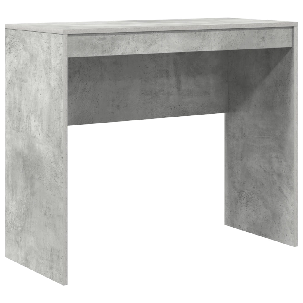 Scrivania con Storage Grigio Cemento Legno Ingegnerizzato