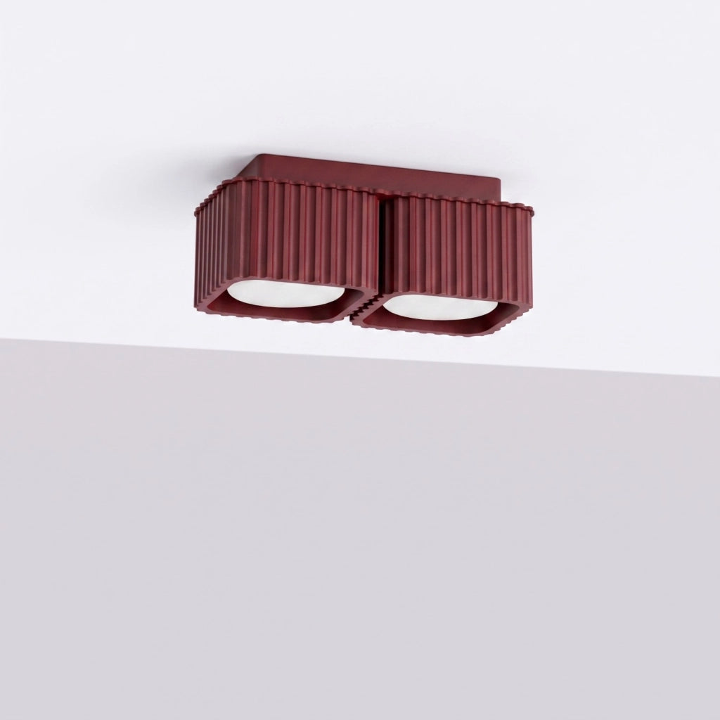 Plafoniera RIFF 2 bordeaux Gx53