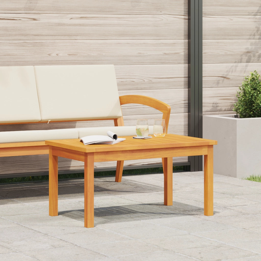 Tavolino  75x40x38 cm in legno massello di acacia