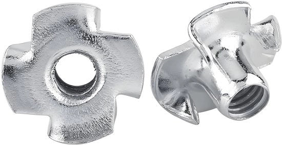 Tappo di fissaggio in acciaio carbonio - rottura di corrosione - per lavorazione del legno - con quattro denti - per legno - in acciaio carbonio - rottura di corrosione