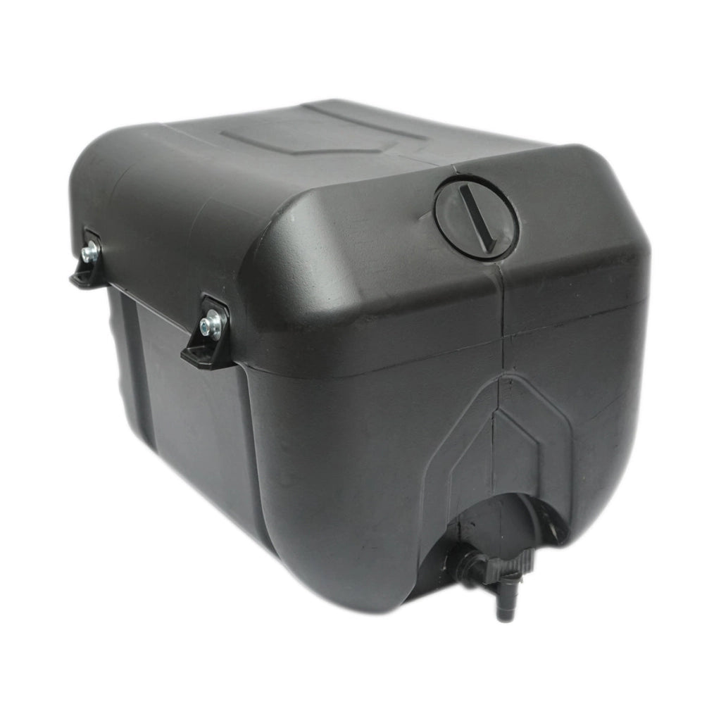 Serbatoio per acqua 30L in plastica, nero, dimensioni 332x420x331 mm