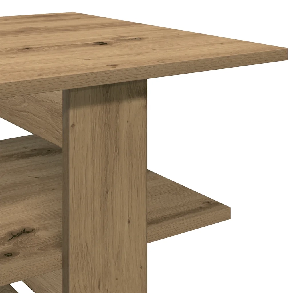 Tavolino salotto | Tavolino da caff¨¨ | Tavolino da Soggiorno Rovere Artigianale 102x55x42 cm Multistrato
