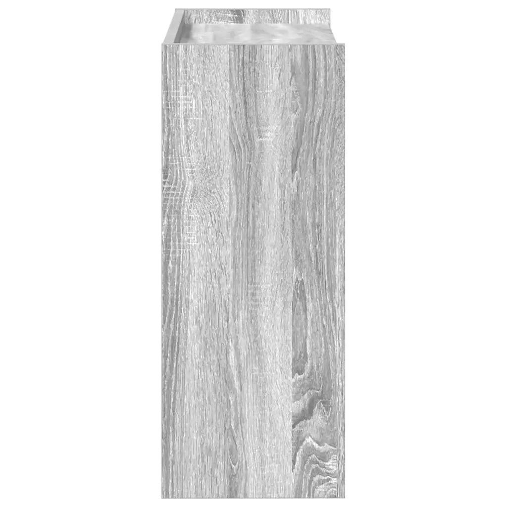 Scarpiera Grigio Sonoma 60x25x62 cm in Legno Multistrato 859892