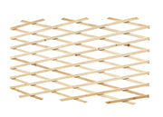 Traliccio Estensibile In Legno Per Piante Rampicanti Recinzione Giardino Balcone - 100x200 - Naturale
