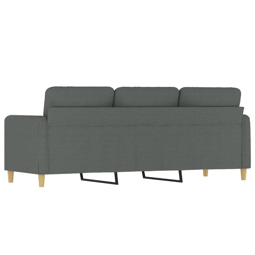 Divano | Divano da soggiorno | Sofa a 3 Posti Grigio Chiaro 180 cm in Tessuto