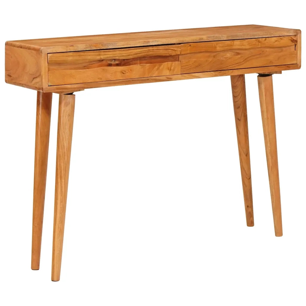 Tavolo consolle con cassetto Marrone 110 x 30 x 80 cm
