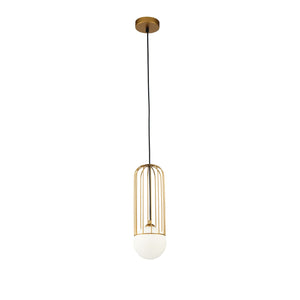 Lampada pendente Pendant in Metallo Telford Oro