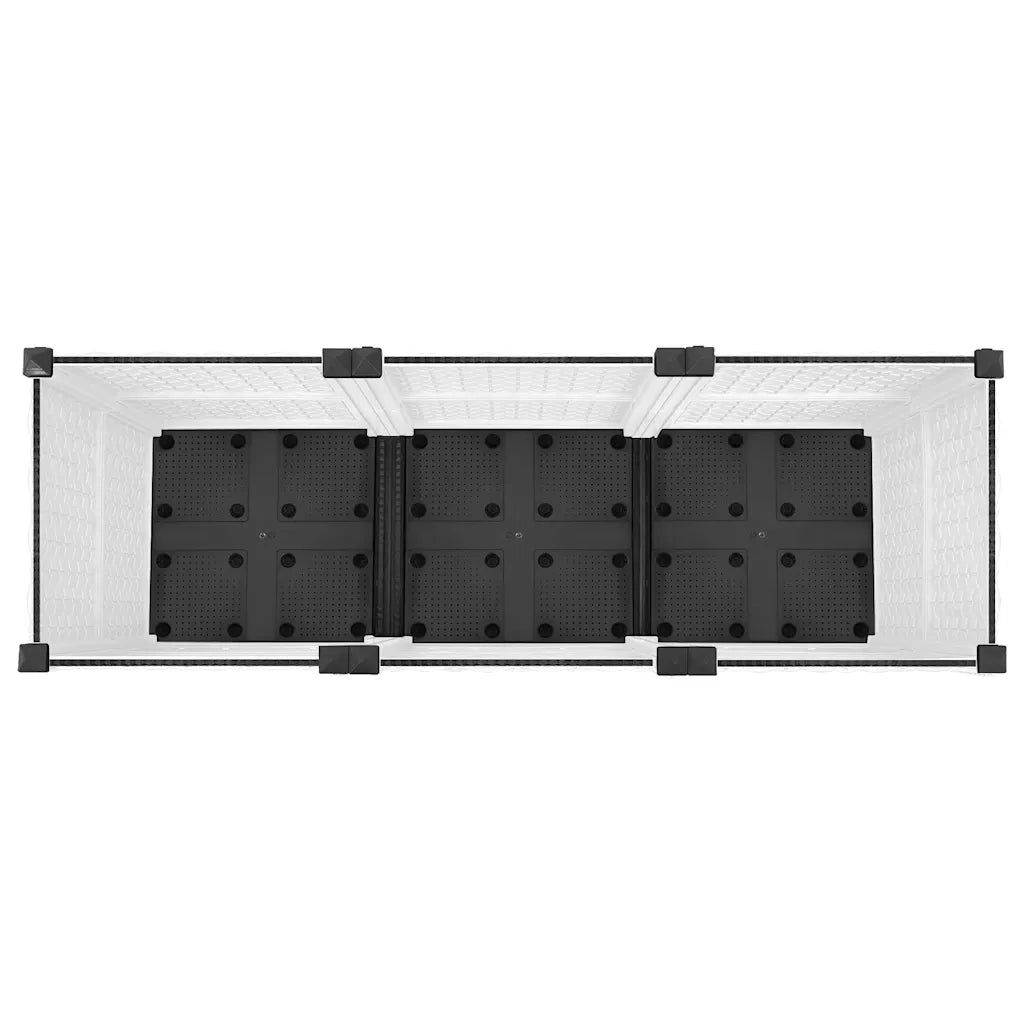 Fioriera Rialzata 120x40x38 cm in Polipropilene 153310