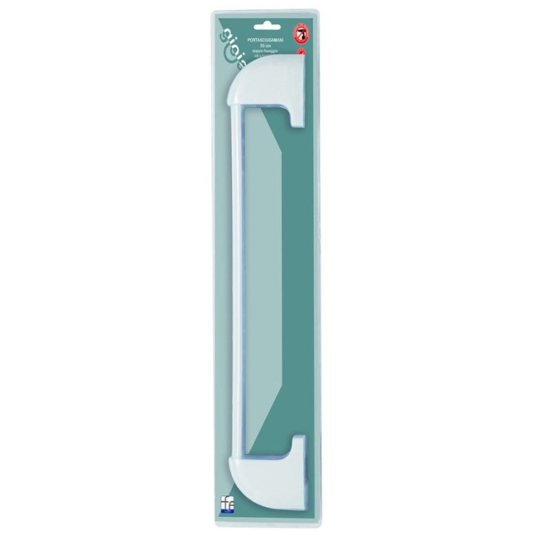 PORTASCIUGAMANI GIOIA 50CM IN ABS BIANCO