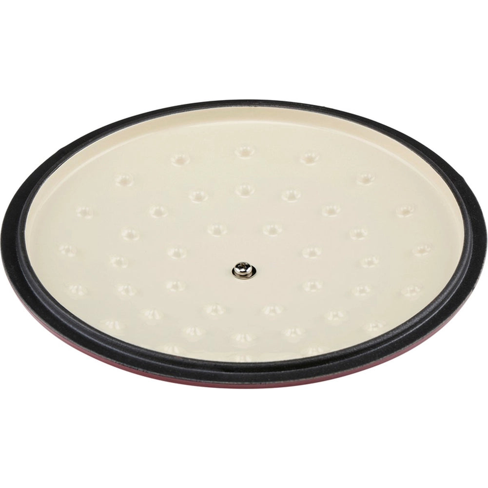 Casseruola con Coperchio Royalty Line Casseruola 24 cm Adatto a Tutti i Fornelli in Ghisa Rosso