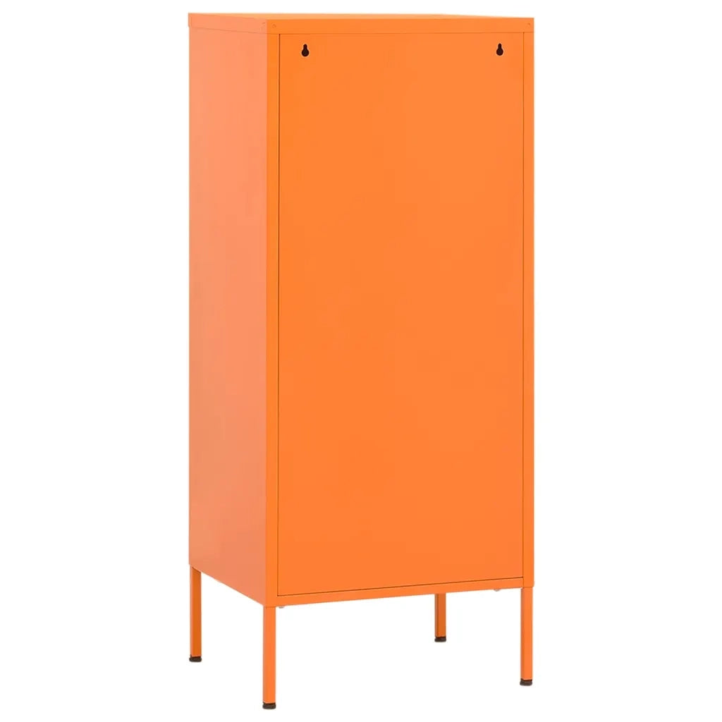 Armadietto Arancione 42,5x35x101,5 cm in Acciaio 336183