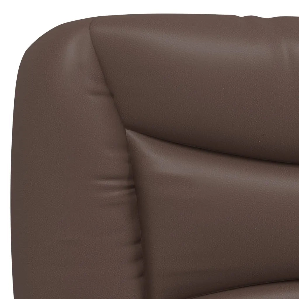 Cuscino Testiera Hvar Marrone 140 cm in Similpelle CFW7435131