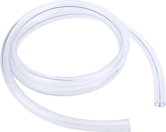 PVC-slang per banchi di mungitura, trasparente, per l'accessorizzazione delle macchine per la mungitura del latte, prodotto in PVC food-grade, 3M, resistente al compresso, trasparente.