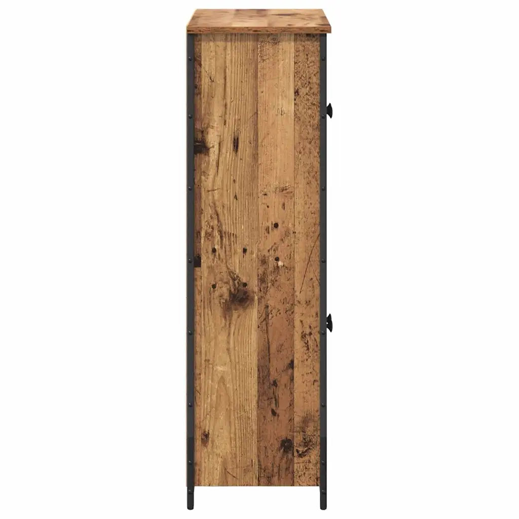 Credenza | Madia | Buffet da pranzo | Armadio da pranzo Legno vecchio 62 x 32 x 106,5 cm Legno multistrato
