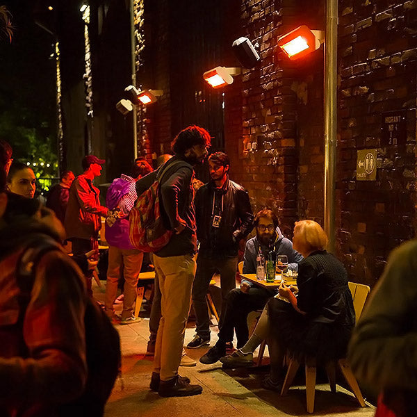 Stufa Elettrica ad Infrarossi da Parete o Soffitto 51,5x49,6x31,3 cm 6000W Moel Hathor 79304