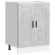 Pensile da cucina | Base da Cucina Porto Grigio Cemento in Legno Multistrato