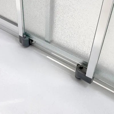 Box doccia 80x170 cm con porta scorrevole e vetro opaco H 200 cm Ted