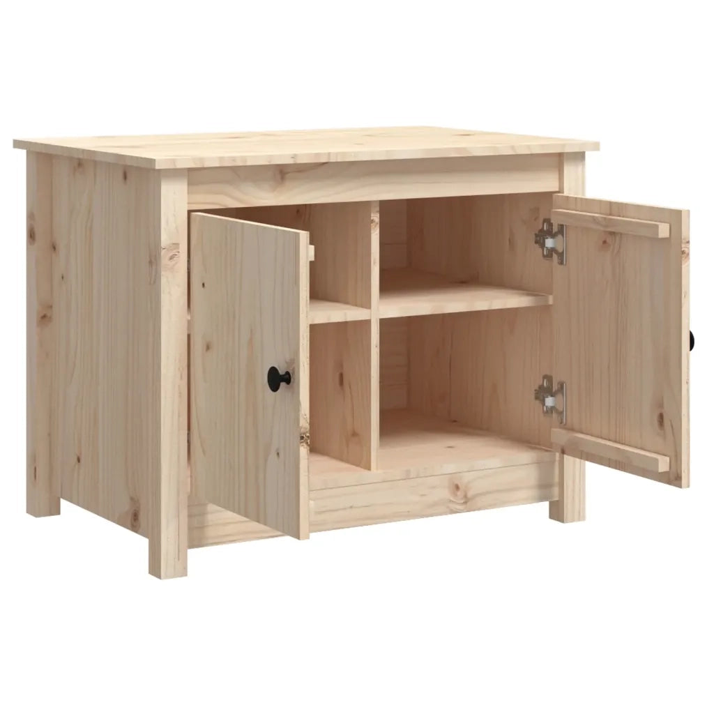 Tavolino da salotto | Tavolino da caff¨¨ | Tavolino da Soggiorno 71x49x55 cm in Legno Massello di Pino