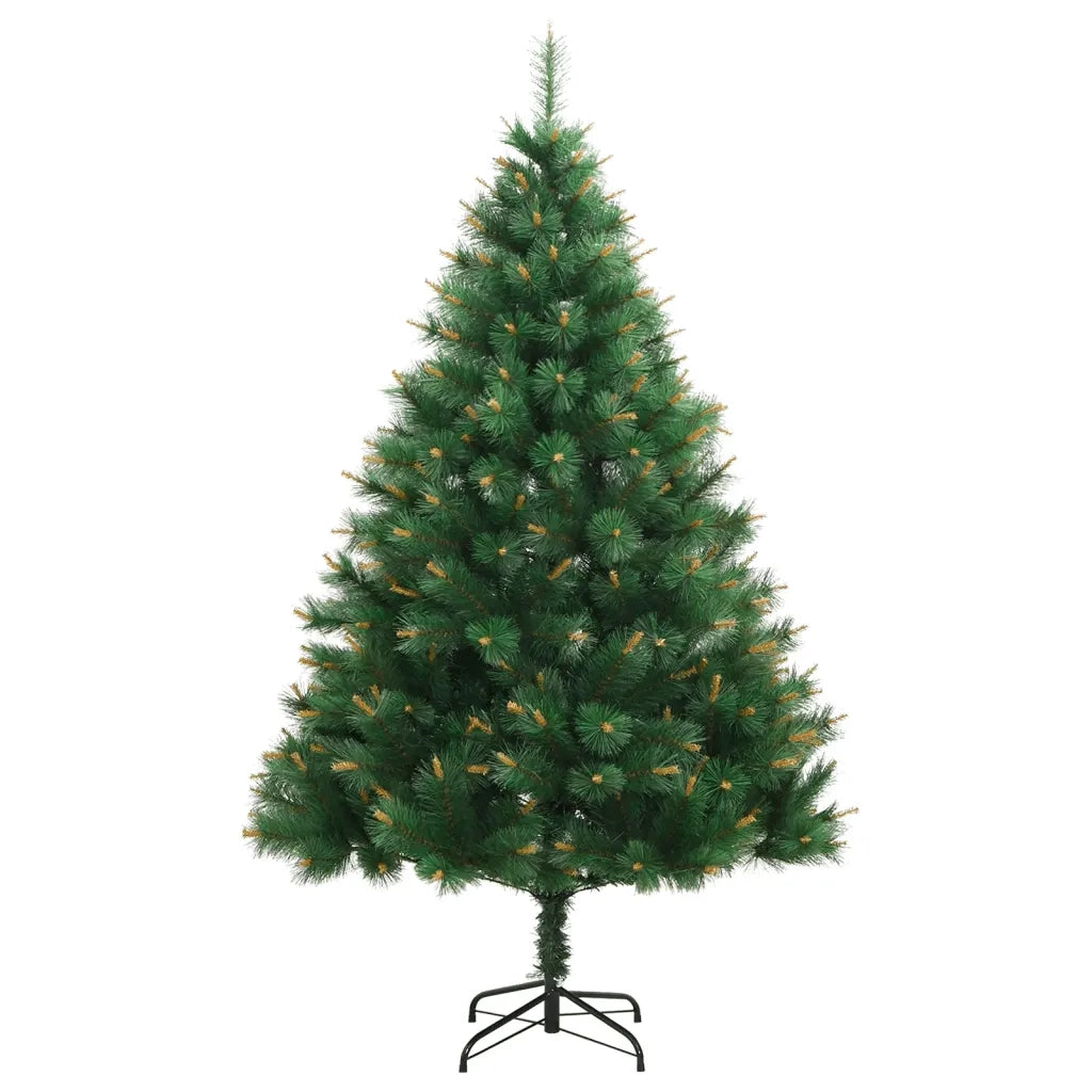 Albero di Natale | Decorazioni natalizie Artificiale Incernierato con Base 210 cm