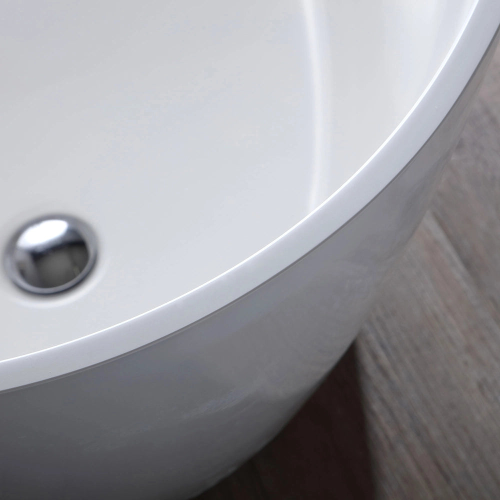 Vasca da bagno moderna in resina di marmo