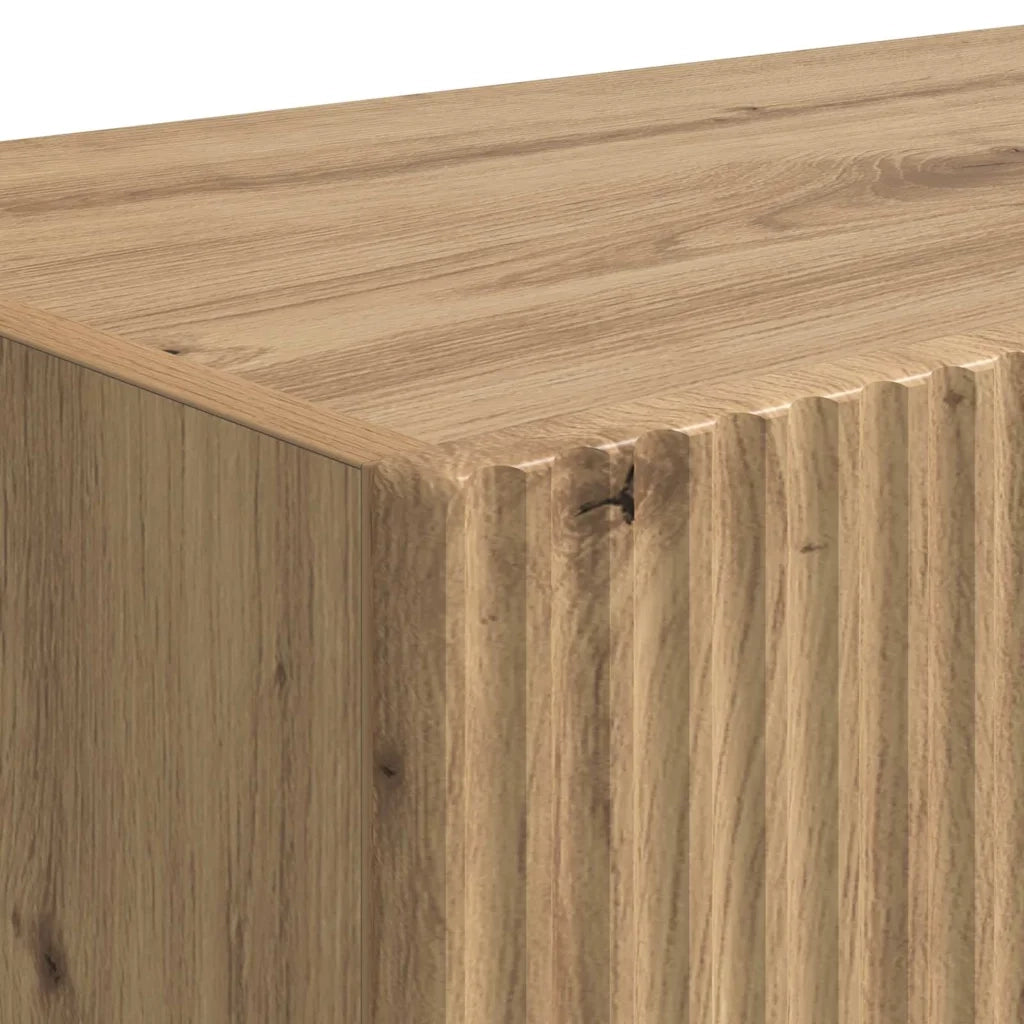 Mobile TV da parete 2 pcs Rovere Artigianale 39 x 31 x 29,5 cm 892188