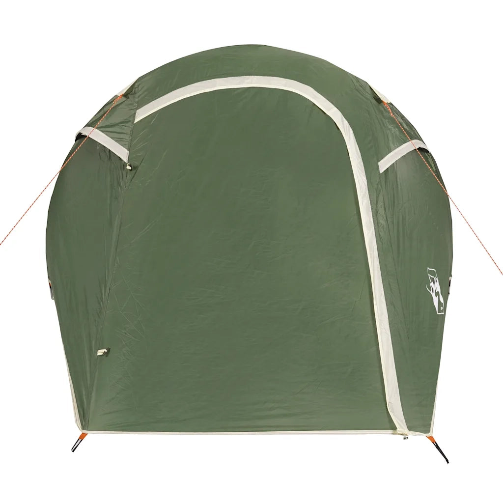 Tenda da Campeggio a Tunnel per 3 Persone Verde Impermeabile 94600
