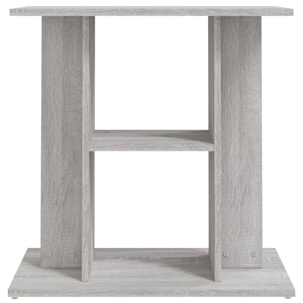 Base di supporto per mobiletto acquario Sonoma 60 x 30 x 60 cm legno ingegnerizzato grigio 02_0045088