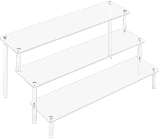 Organizzatore trasparente in acrilico - uso multifunzionale - 1 pezzo - 30cm x 8cm