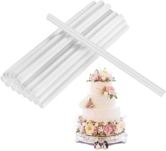 Supporto per torta - di alta qualità in plastica - adatto per torte multi-layer - 1 pezzo