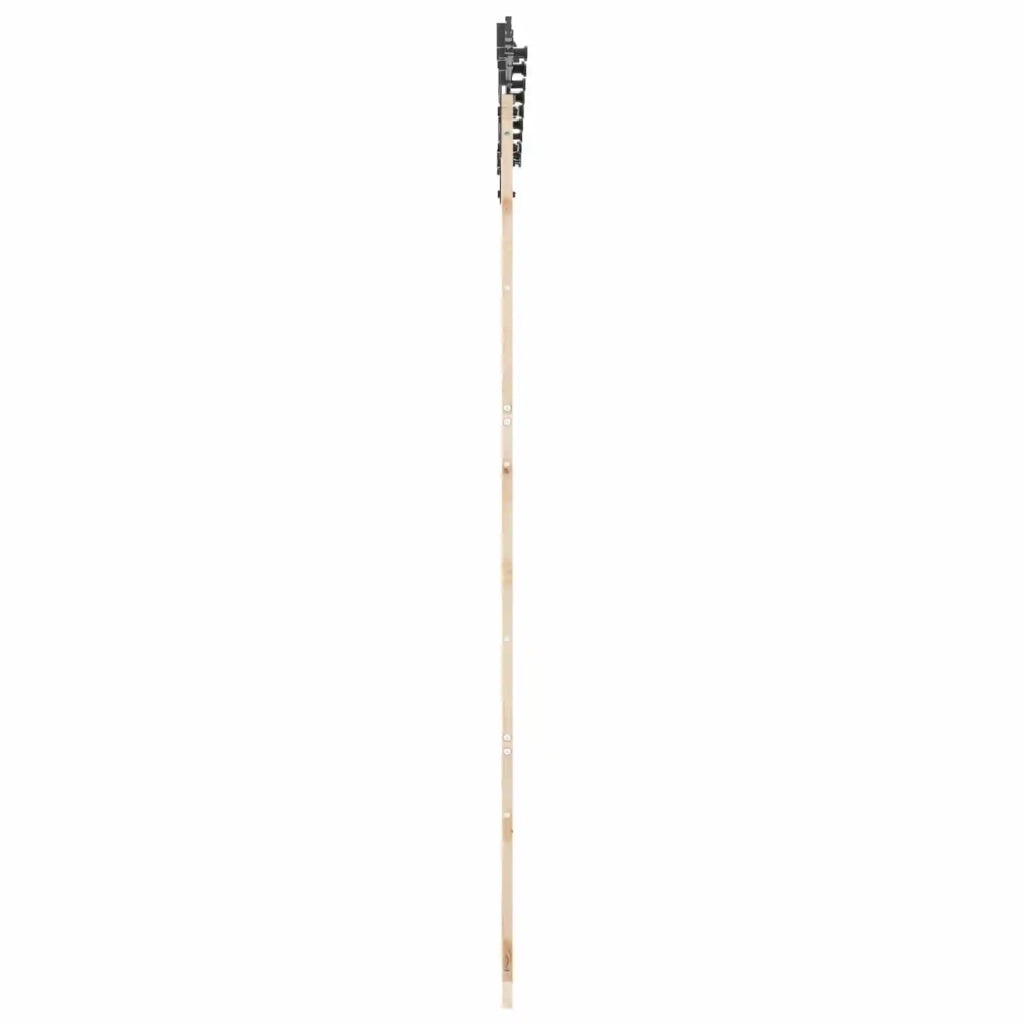 Porta scorrevole Naturale 100 x 208 cm Legno Massello di Pino