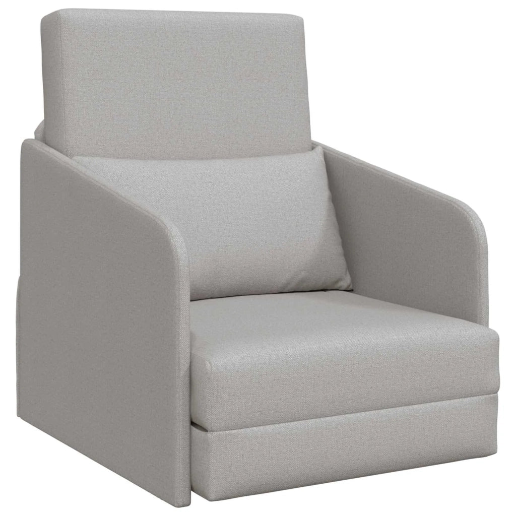 Divano letto-Sofa Letto-Daybed Grigio Nuvola 65 x 80 x 83 cm Tessuto