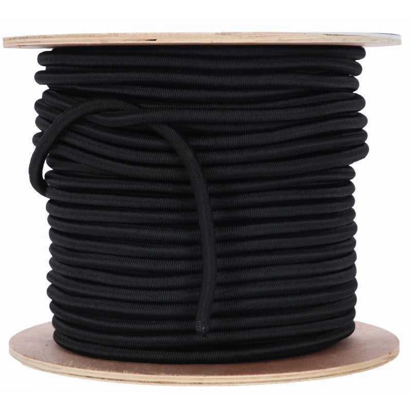 TRECCIA NERA ELASTICA Ø MM 4 MT100