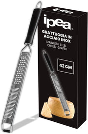 Raspante per formaggio e frutta a mano con manico ergonomico - 42 cm - Raspante piatto e lungo in acciaio inossidabile - Va tenuto al riparo dal lavastoviglie
