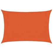 Vela Parasole | Telo Ombra | Vela da ombra 160 g/m2 Rettangolare Arancione 3x5 m in HDPE