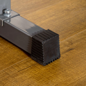 Panca Pesi Pieghevole con 8 Altezze Regolabili e Supporto Bilanciere in Acciaio e PU Grigio