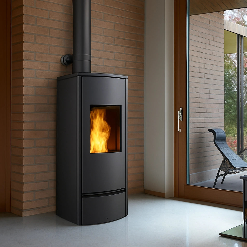 Collare registrabile arredo viteria prolunghe canale fumo muro stufa pellet *** misura Ø 180 mm, confezione 1