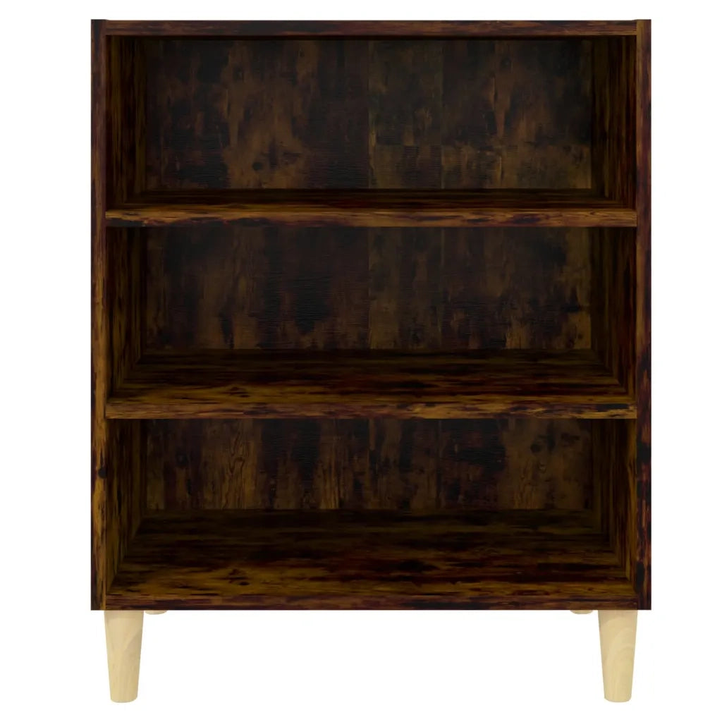 Credenza Rovere Fumo 57x35x70 cm in Truciolato 813188