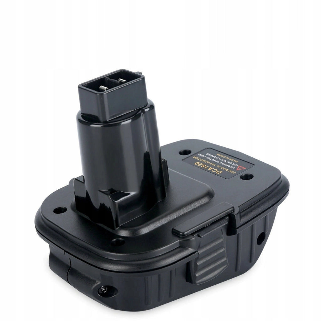 Adattatore per Batteria Dewalt DCA1820 – Compatibile con Utensili 18V NiCad/NiMh e Batterie 20V Li-Ion