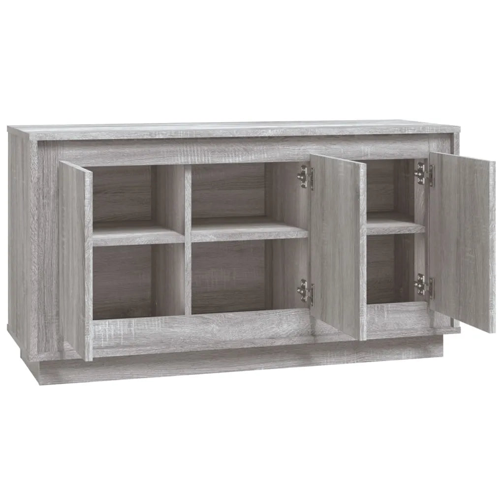 Credenza-Buffet-Armadio da cucina Grigio Sonoma 102x35x55 cm in Legno Multistrato