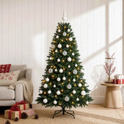 Albero di Natale Artificiale con Palline 150 cm 150 LED 3466076